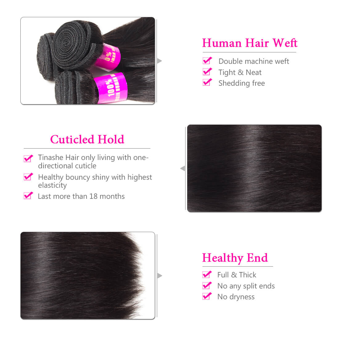 straight hair bundles