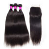 tinashe hair virgin straight hair bundles with closure