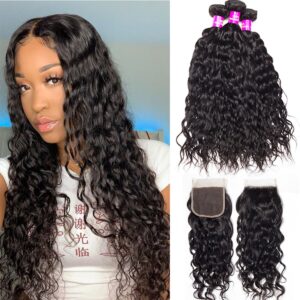 Tinashe-hair-Brazilian-water-wave-3-bundles-with-closure