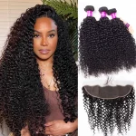 Tinashe hair curly with HD frontal