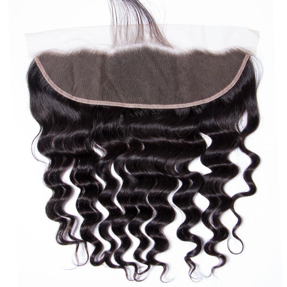 Tinashe Hair 13*4 Lace Frontal Closure Loose Deep Human Hair Extensions Brazilian Loose Deep Frontal Hair Extensions