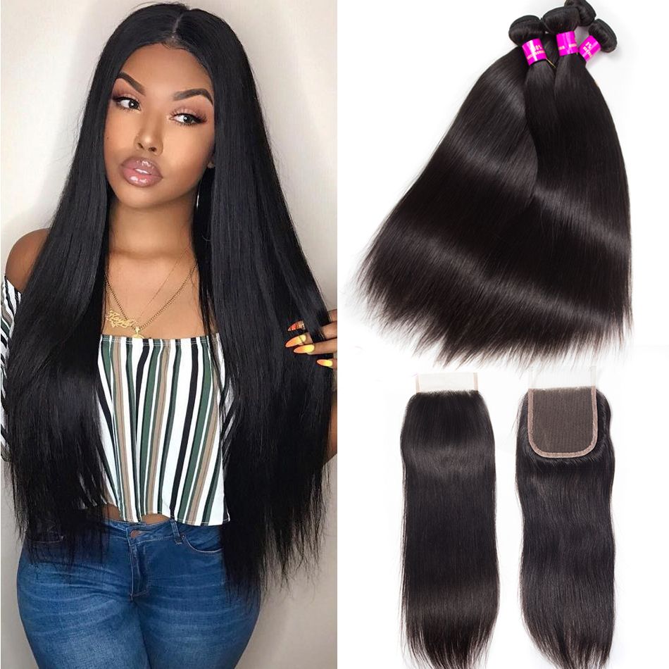 4 bundles peruvian hair