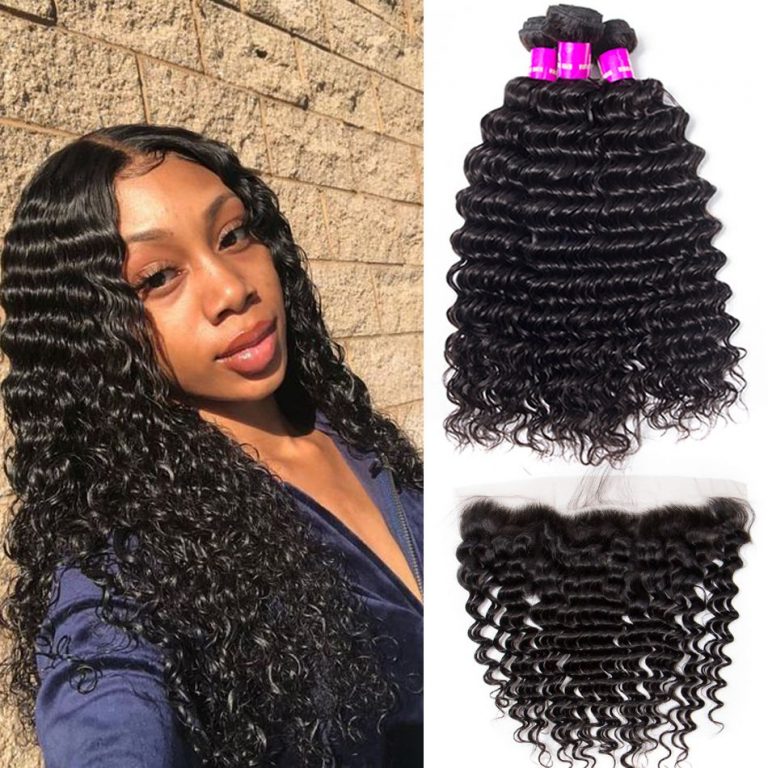 3 Bundles with Frontal | Tinashehair