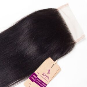 straight hair lace closure 2