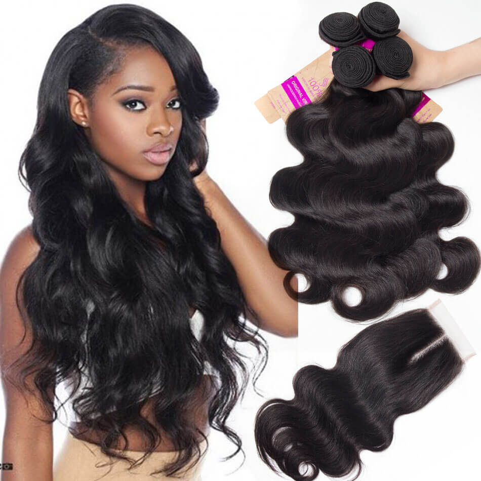 4 bundles of hair