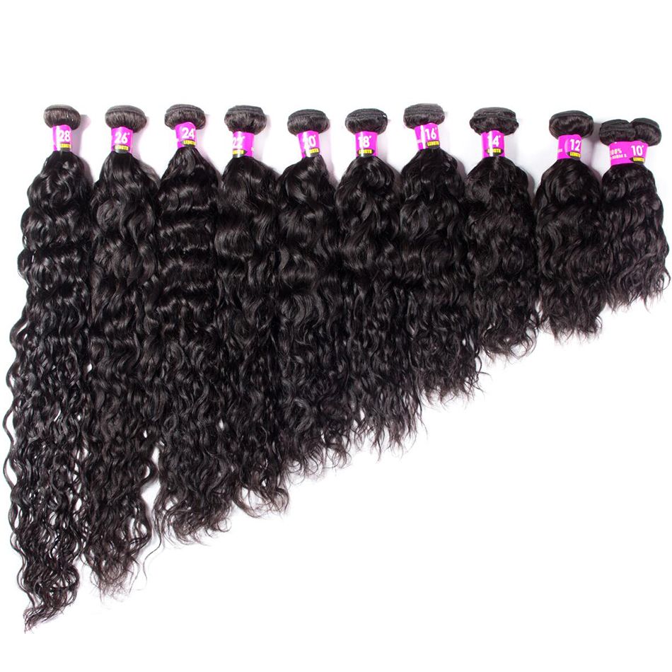 Tinashe Hair Wet and Wavy Human Hair 10 Bundles Wholesale Brazilian Hair Weave Virgin Hair Water Wave