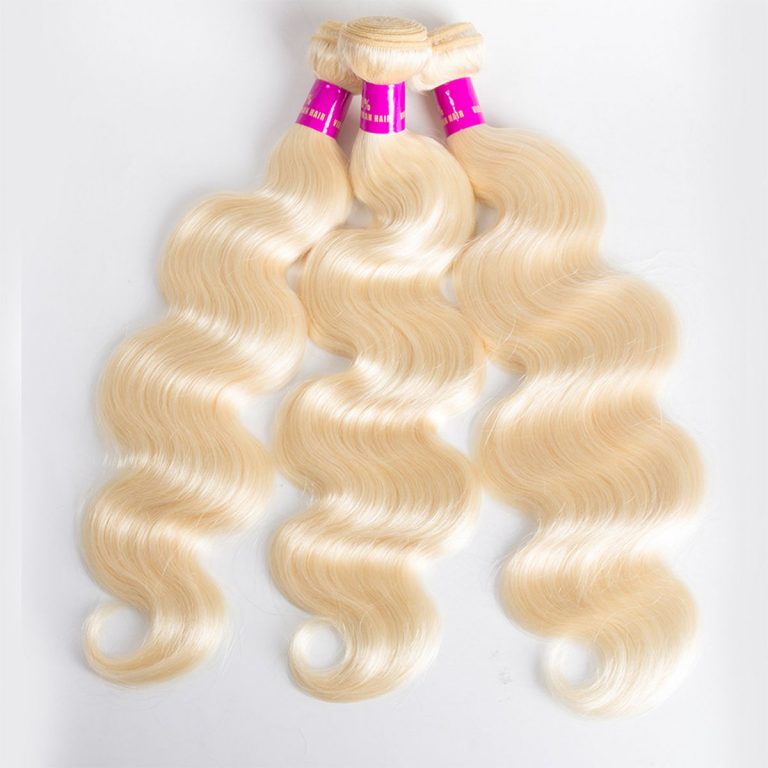 blonde body wave 3 bundles