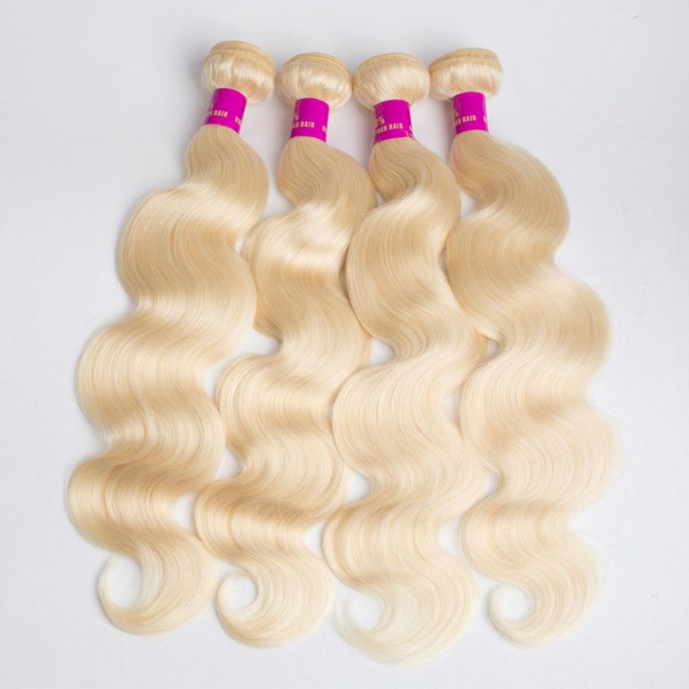 blonde body wave 4 bundles