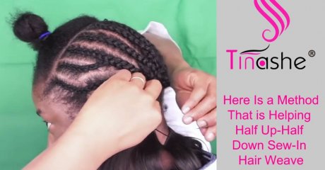 Here Is A Method That Is Helping Half Up Half Down Sew In Hair Weave Tinashehair Here Is A Method That Is Helping Half Up Half Down Sew In Hair Weave Tinashehair
