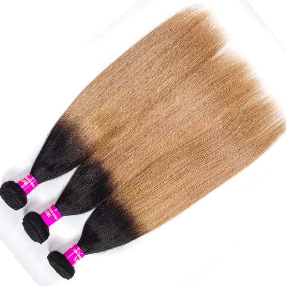 Tinashe hair straight hair bundles ombre hair 1b 27