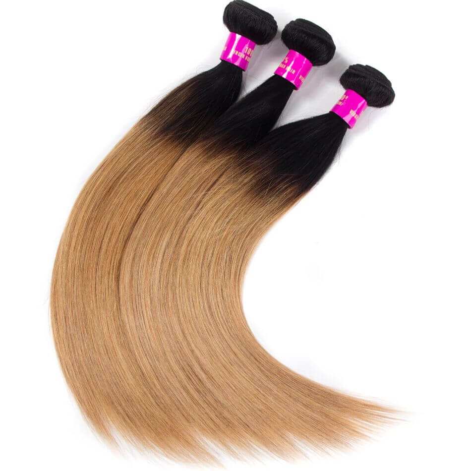 Tinashe hair straight hair bundles ombre hair 1b 27