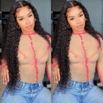 Curly 6x5 lace closure wig