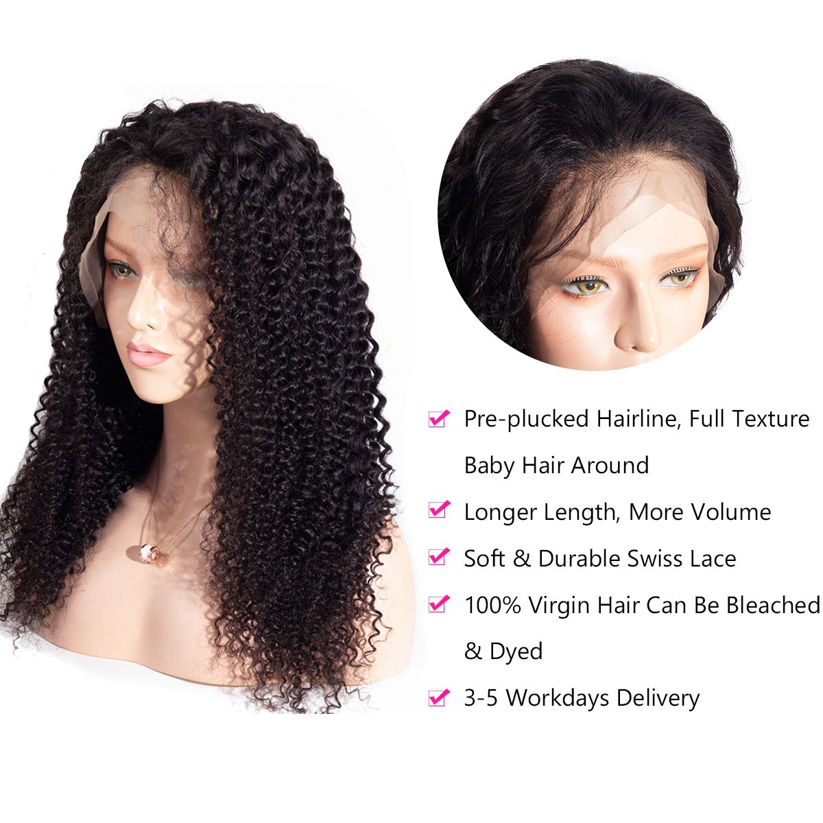6 inch curly weave