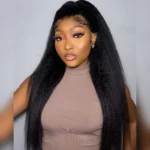 Tinashe hair kinky straight 360 lace wig