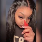Tinashe hair parting max 9x6 straight wig