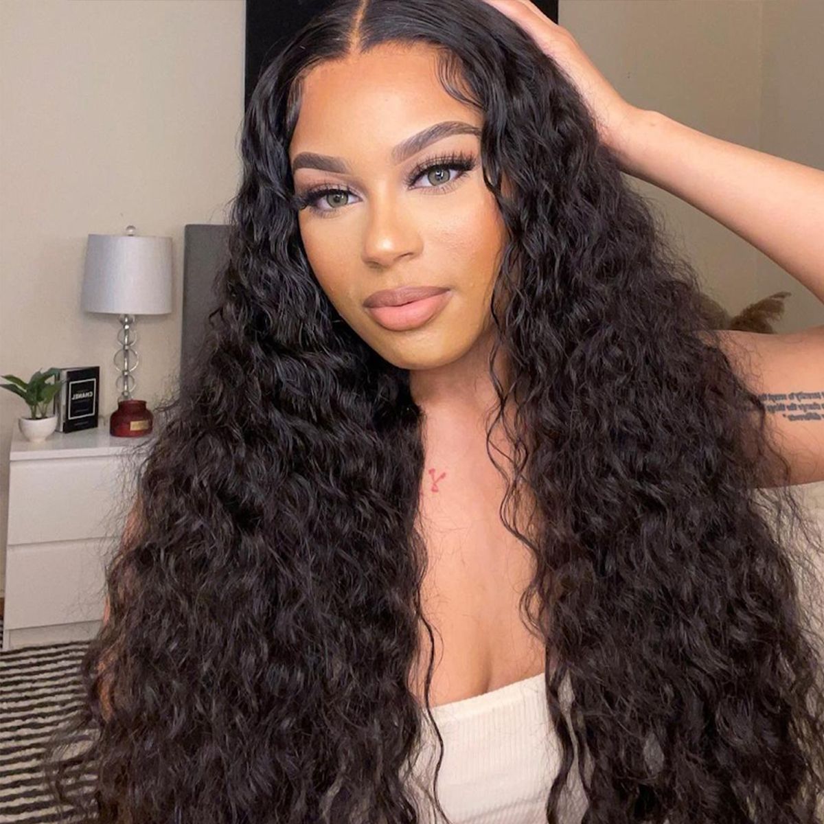 Water Wave Lace Front Wigs 6×6 Pre Plucked Wet and Wavy Lace Front Wigs for  Full Head | Tinashehair