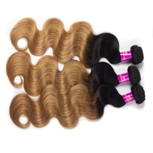 Tinashe hair 1b 27 ombre gloden blonde hair body wave bundles