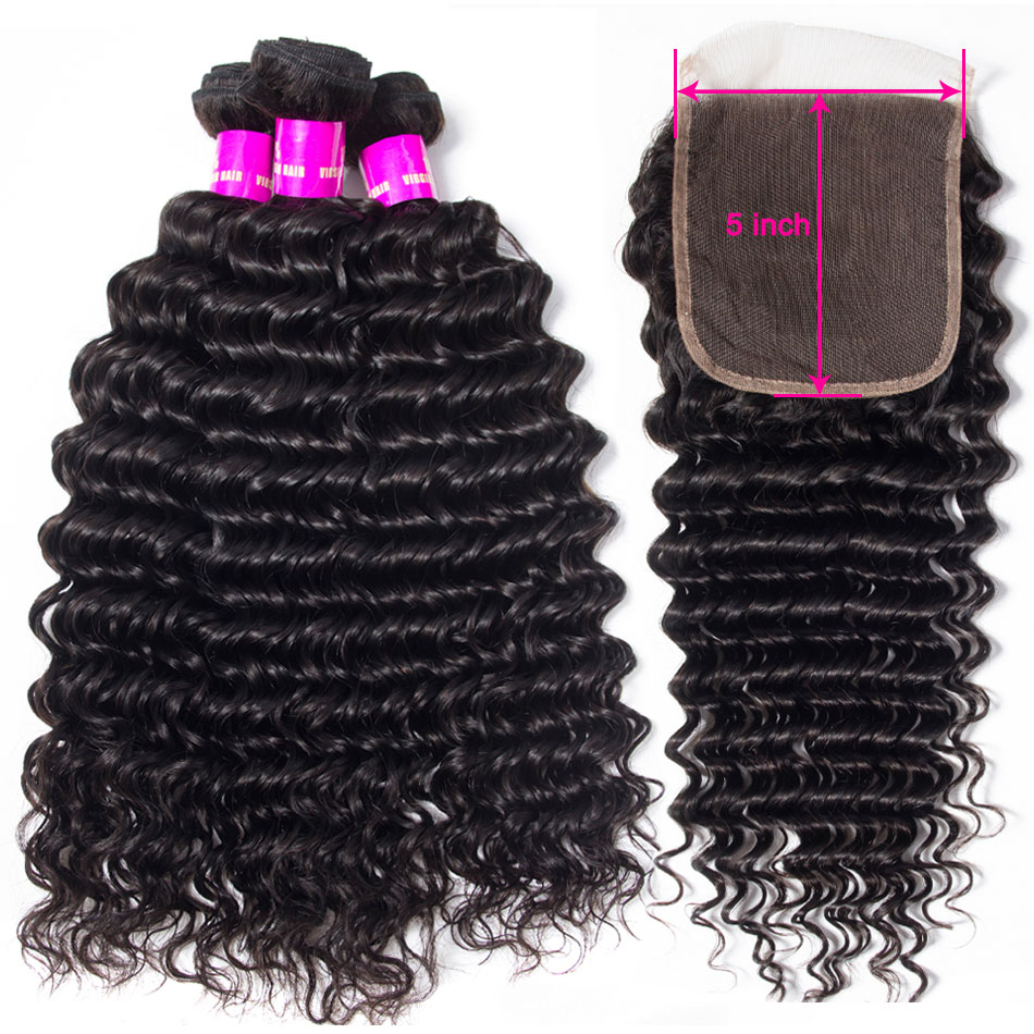 lace frontal deep wave with bundles