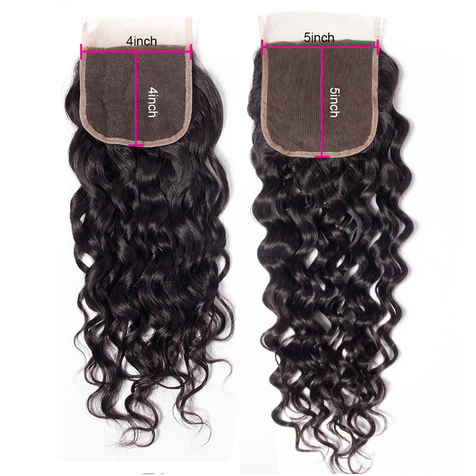 Tinashe hair water wave 5x5 lace closure