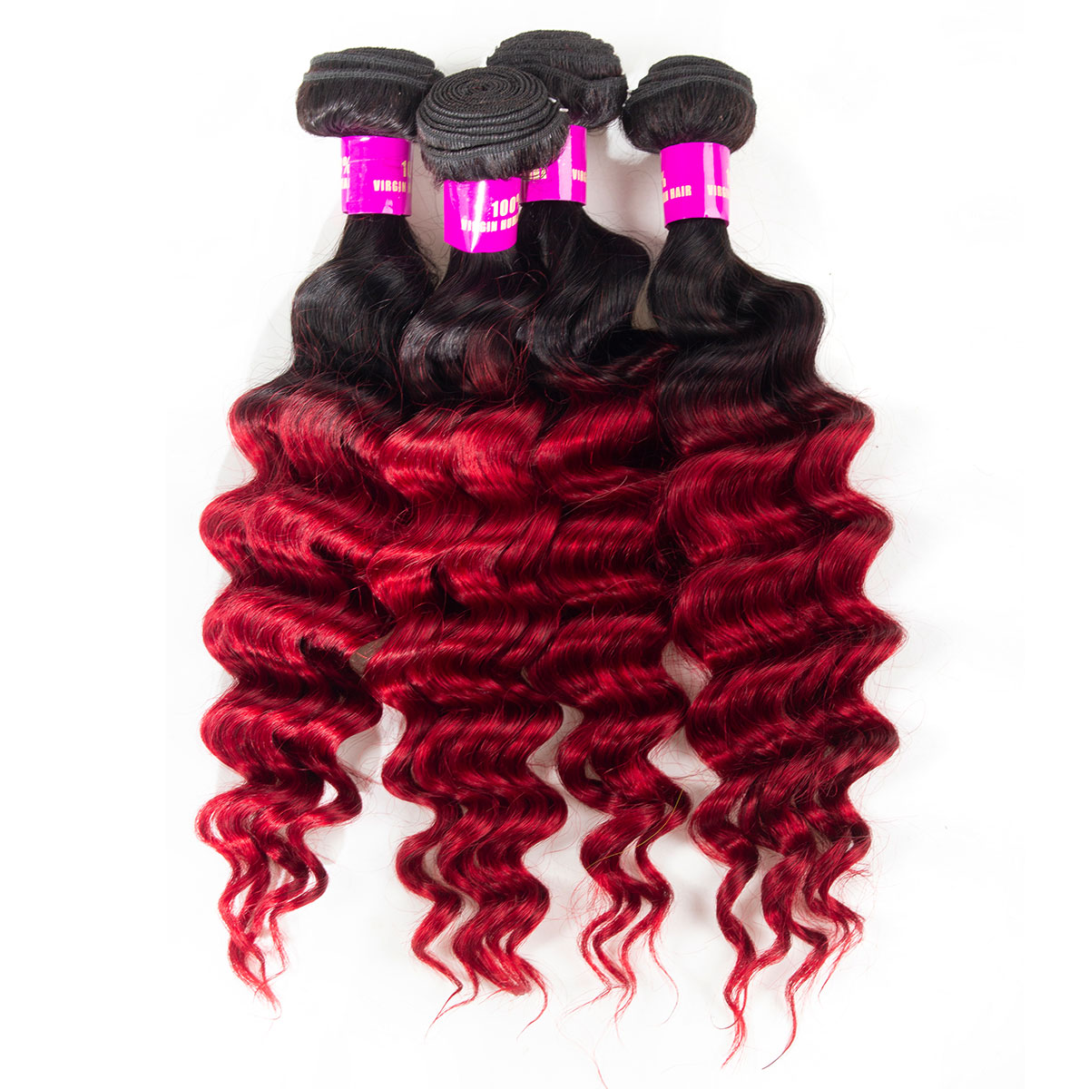 1b red loose deep bundles