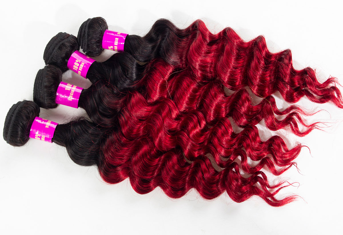 1b red loose deep bundles