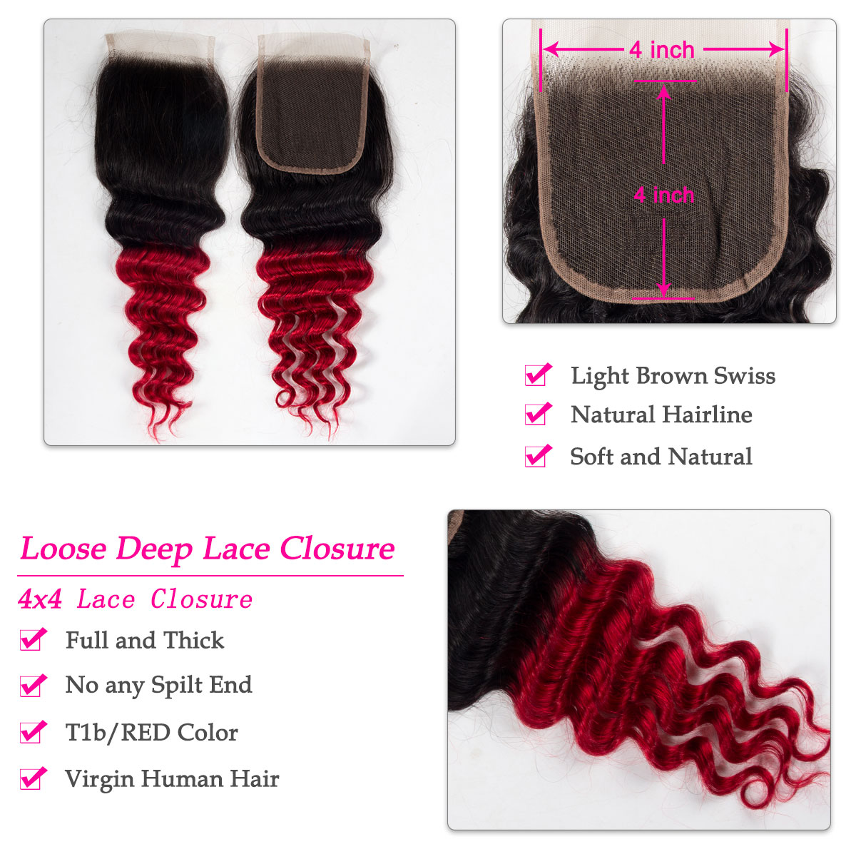 1b red loose deep closure