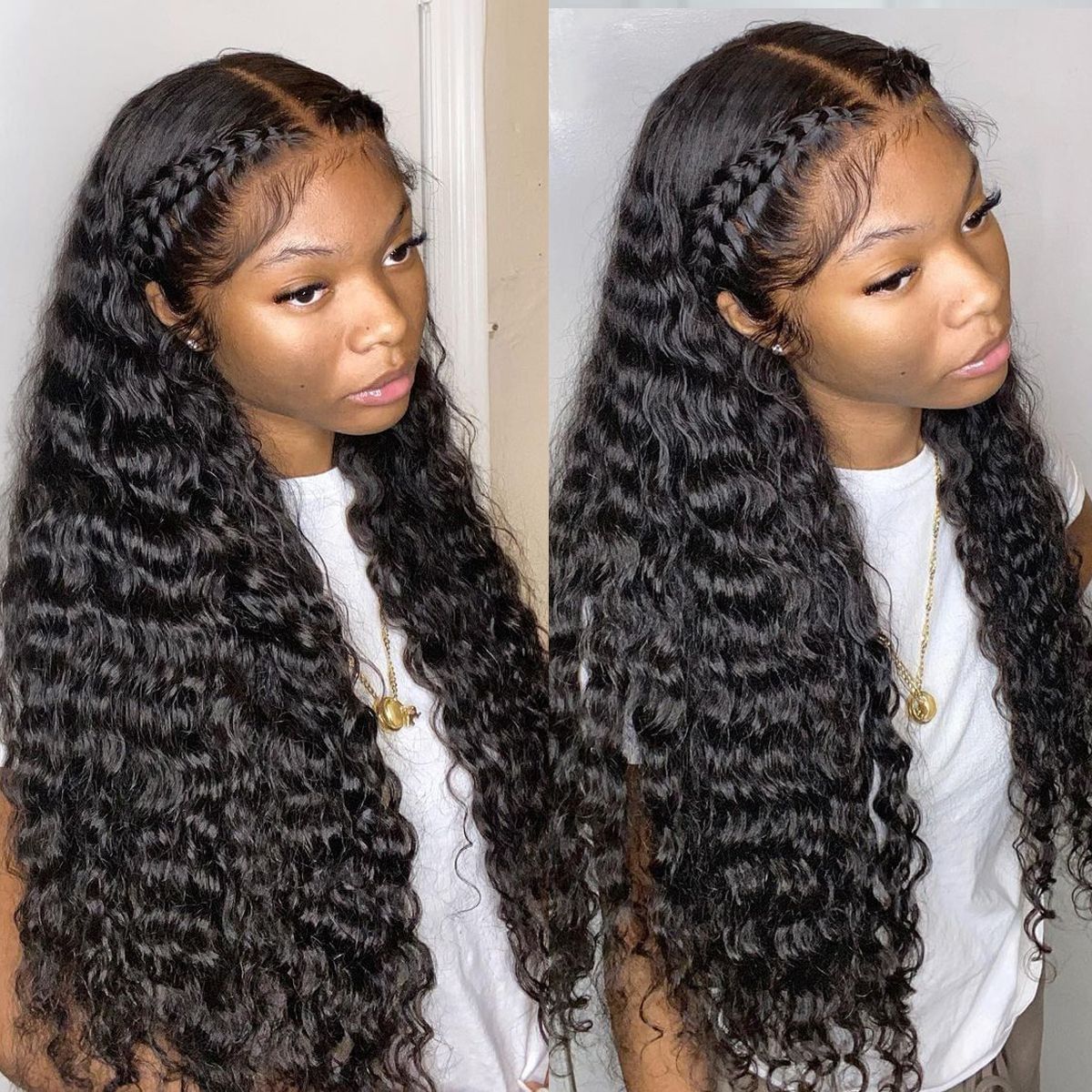 lace frontal deep curly
