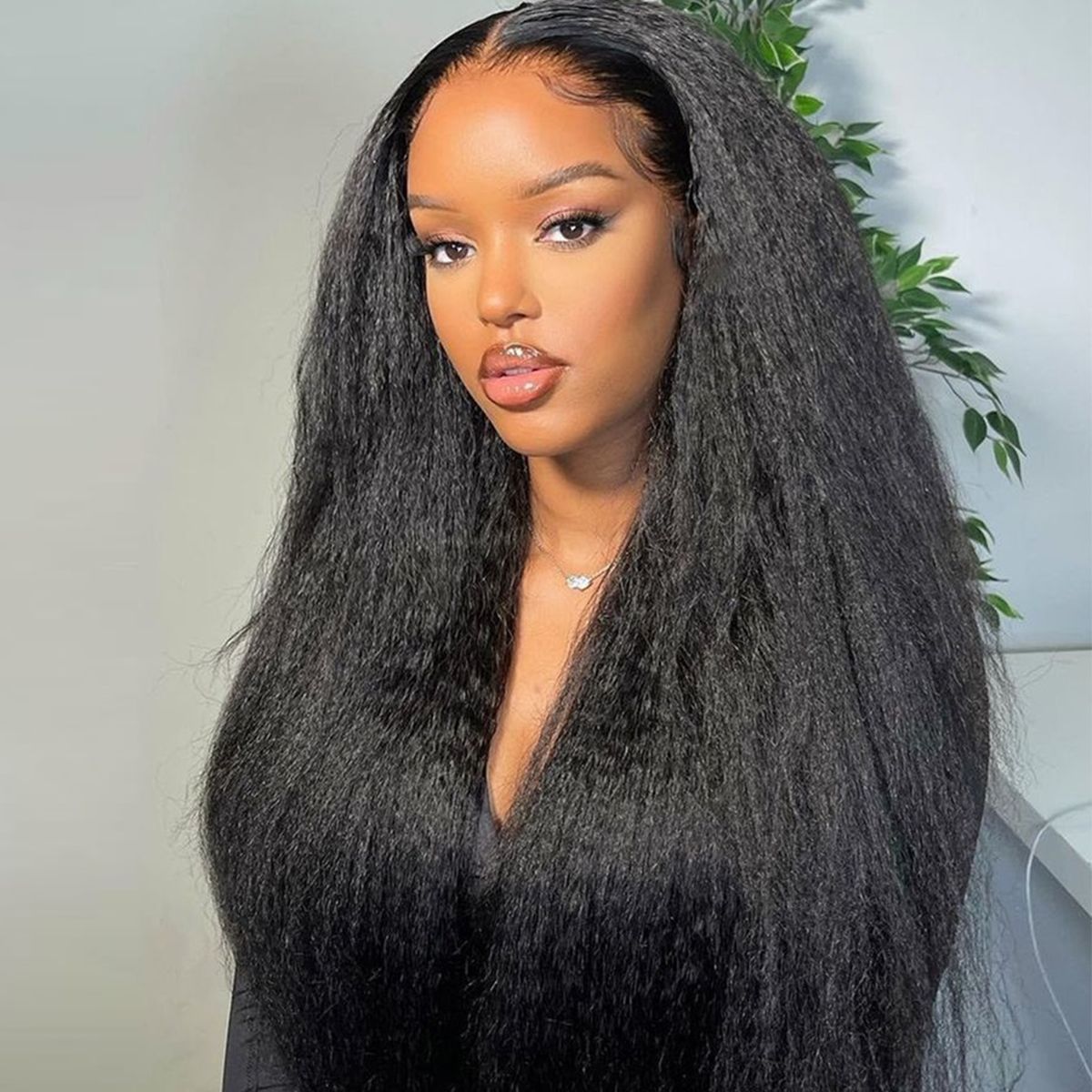 kinky straight hair 1