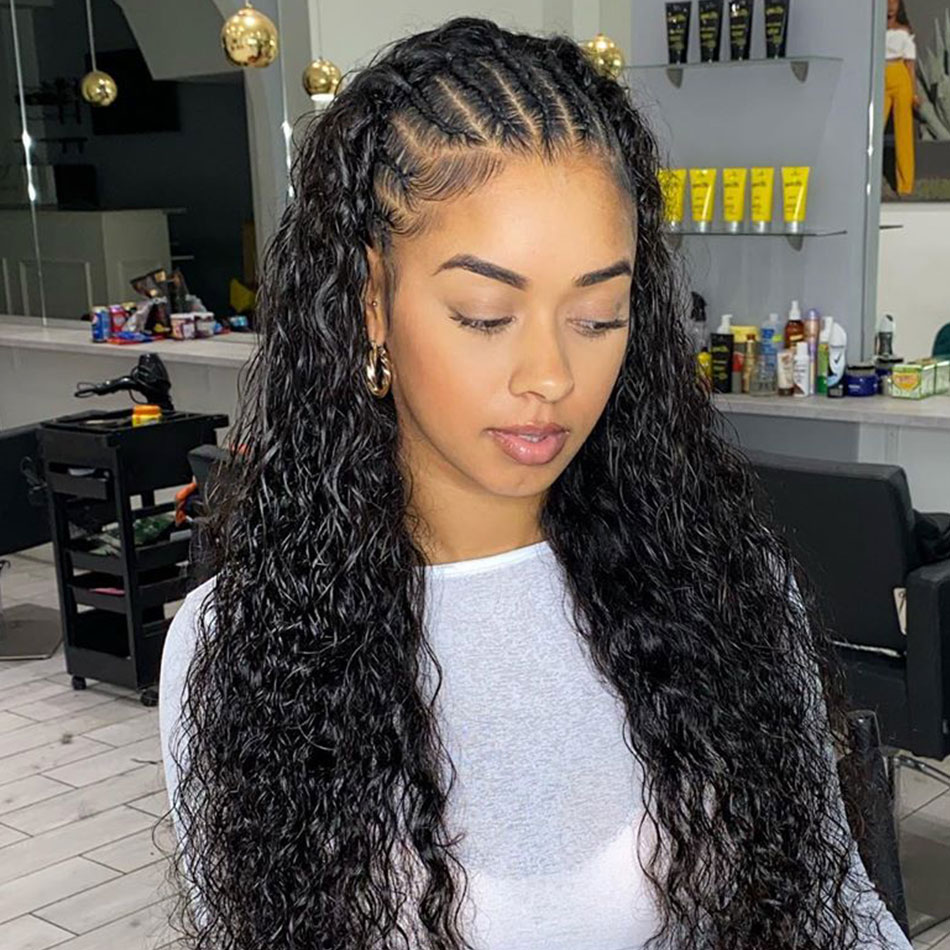 Water Wave Full Lace Human Hair Wigs 200 Density | Tinashehair Water Wave Full Lace Human Hair Wigs 200 Density | Tinashehair