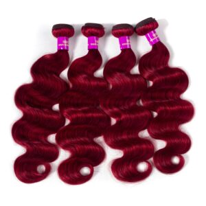 red body wave hair bundles 1