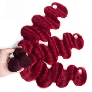 red body wave hair bundles
