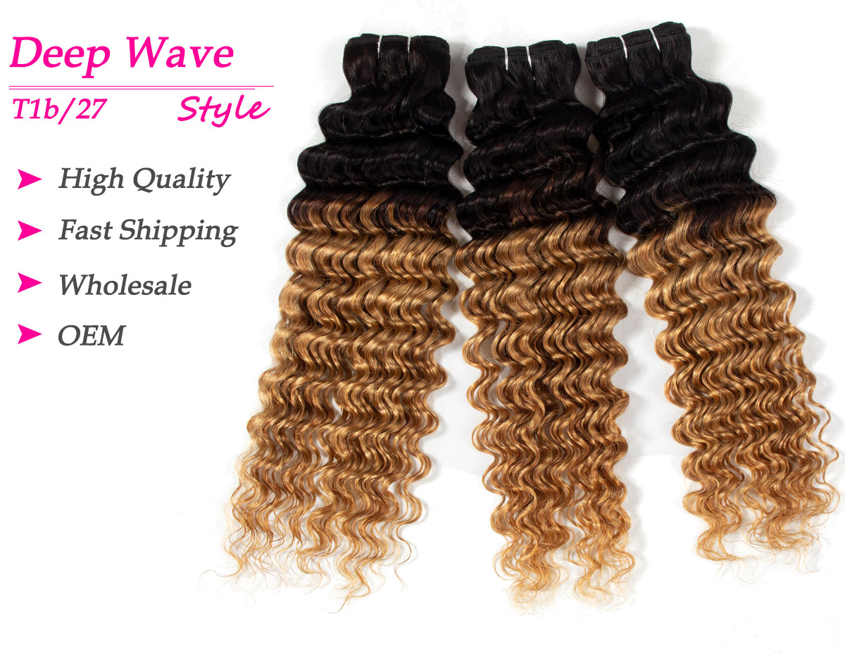 Tinashe hair 1b 27 deep wave bundles