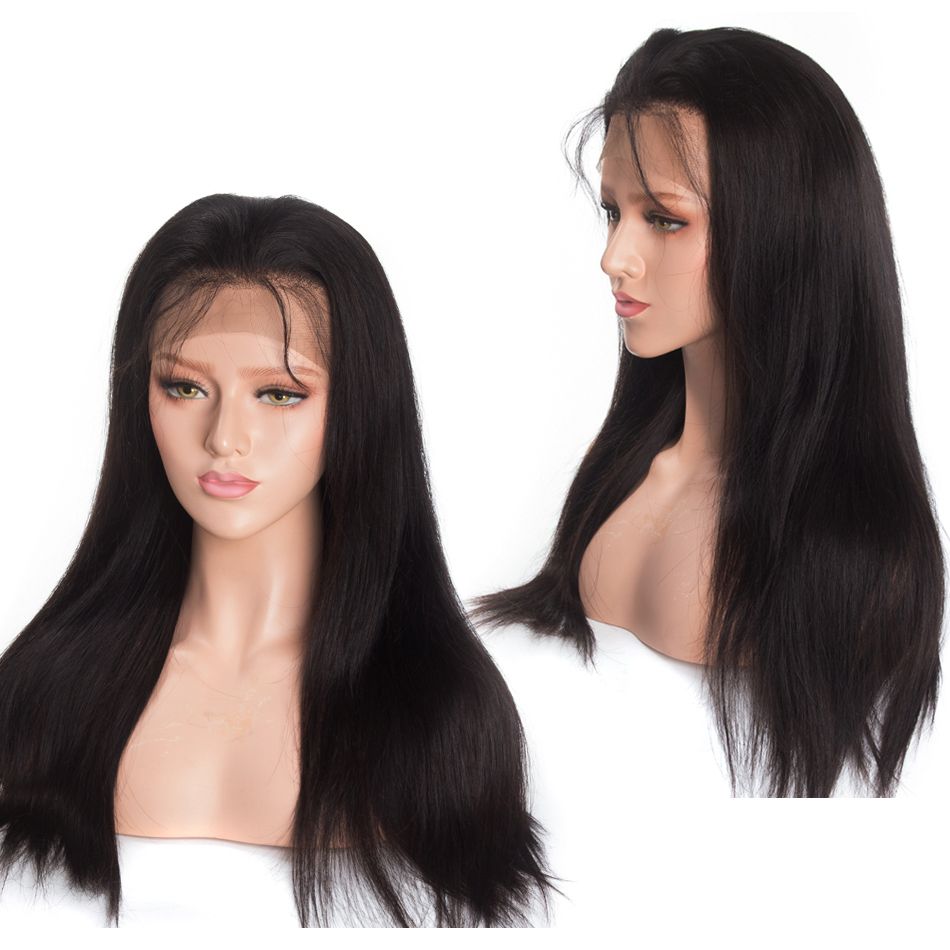 Straight hair 13x4 lace front wig