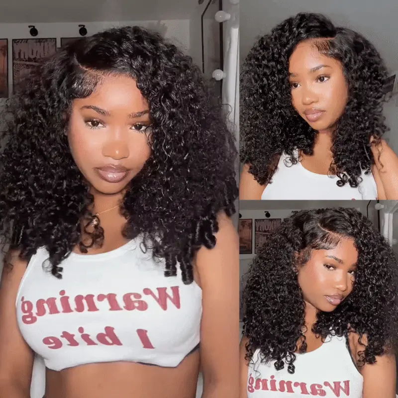 Tinashe hair burmese curly bob wig 2