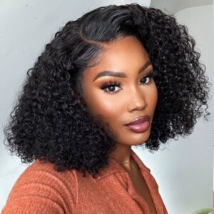 Tinashe hair glueless curly short bob wig (1)