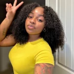 Tinashe hair glueless kinky curly short wig (3)