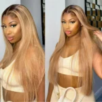 Tinashe hair glueless ombre honey blonde wig (3)