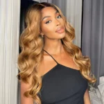 Tinashe hair glueless ombre honey blonde wig (5)