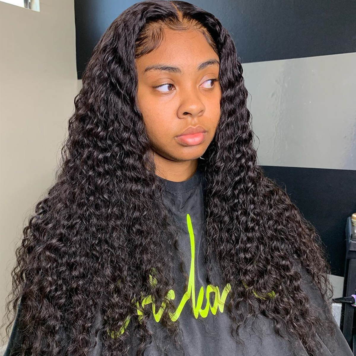 deep curly lace frontal