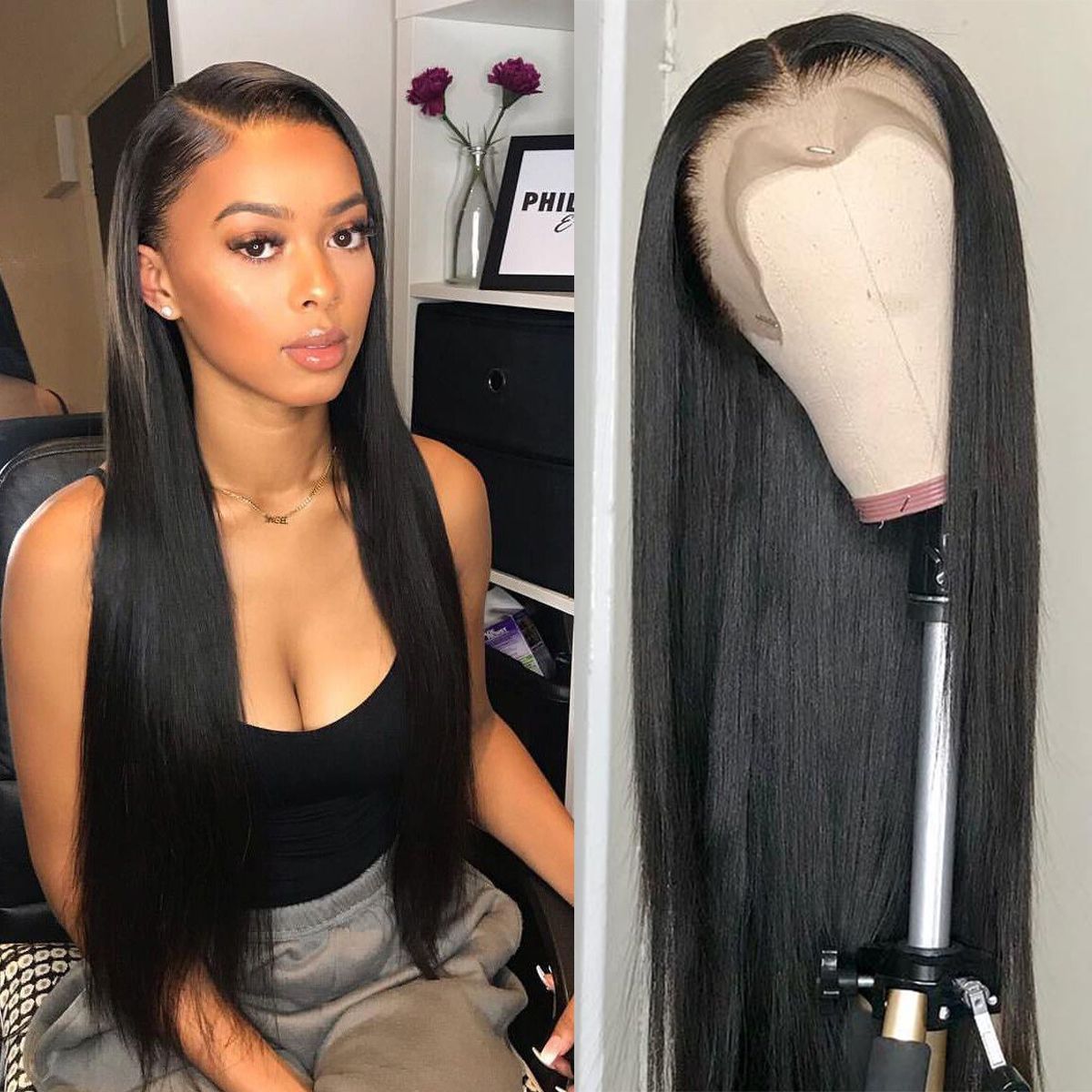 Tinashehair Virgin Human Hair Bundles Lace Front Wigs