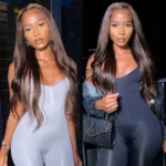 Tinashe hair brown straight lace wig 1