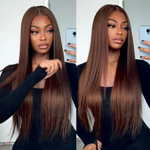 Tinashe hair dark brown straight wig (3)