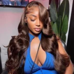 dark brown body wave wig 2