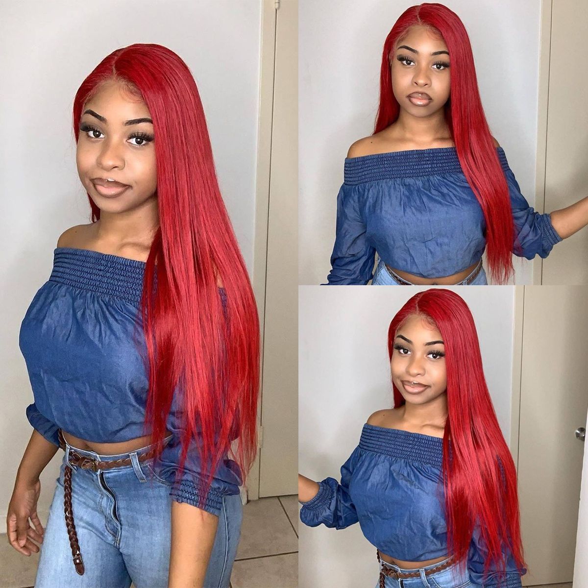 Red-straight-13x6-lace-wig