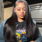Tinashe hair high density straight lace wig (3)