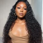 Tinashe hair high density water wave lace wig