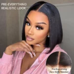 Tinashe hair raw hair blonestraight 6x5 bob wig (4)
