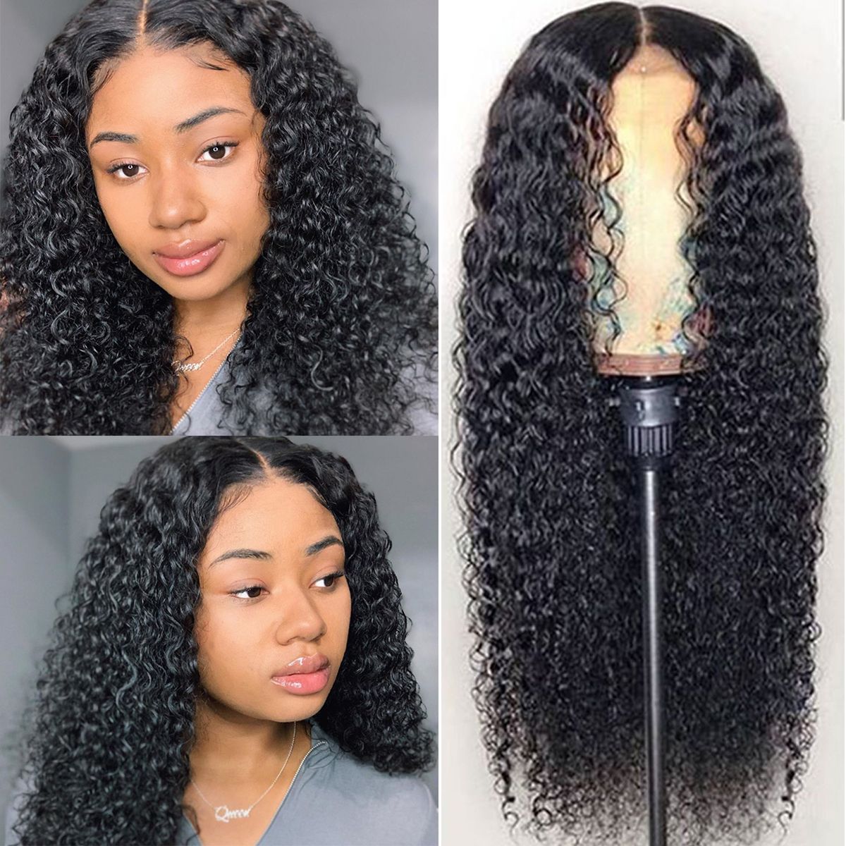 curly closure wigs