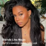 Tinashe hair u part kinky straight wig (2)