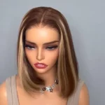 Tinashe hair highlight straight bob wig